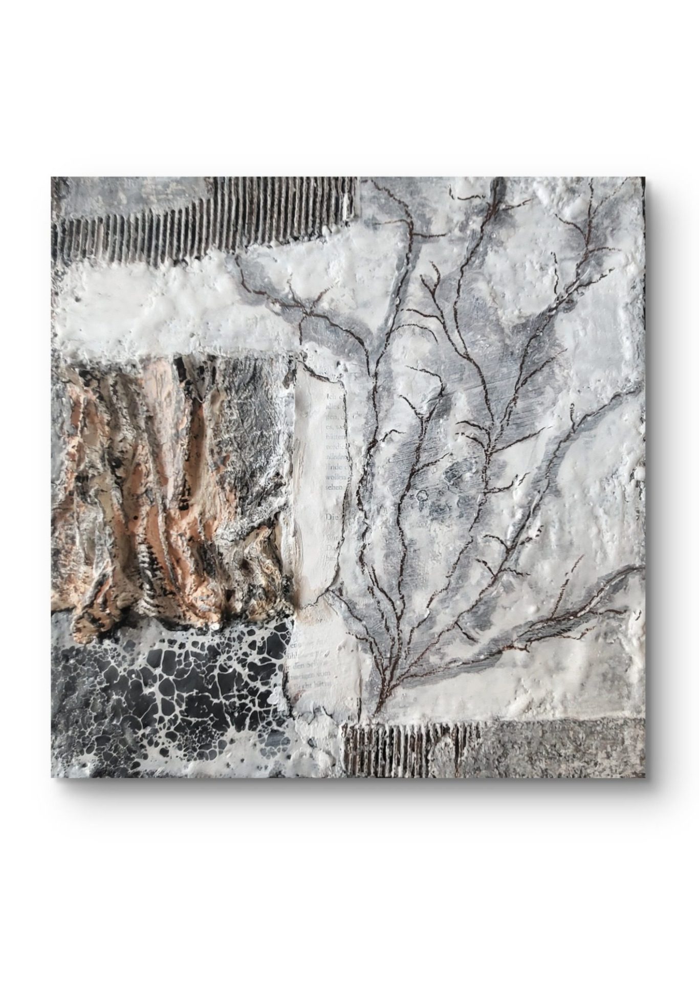 Fading Traces, Rising Beauty, Enkaustikbild